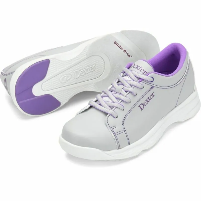 LADIES BOWLING SHOES RAQUEL V GREY/PURPLE