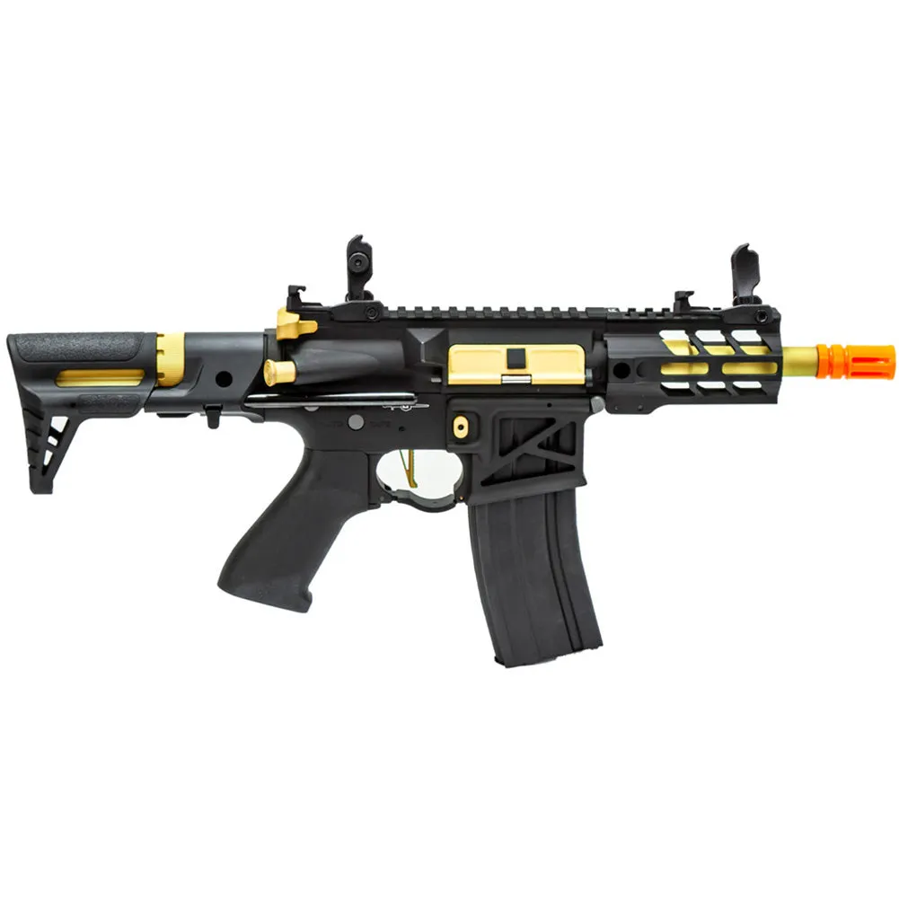 Lancer Tactical ProLine BATTLE HAWK 4" M-LOK Airsoft Rifle w/ PDW Stock