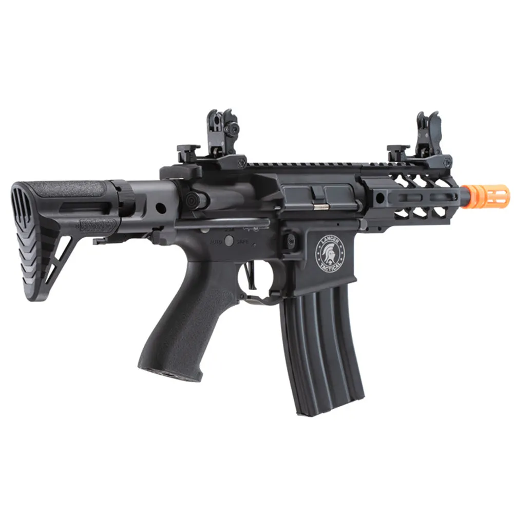 Lancer Tactical ProLine BATTLE HAWK 4" M-LOK Airsoft Rifle w/ PDW Stock