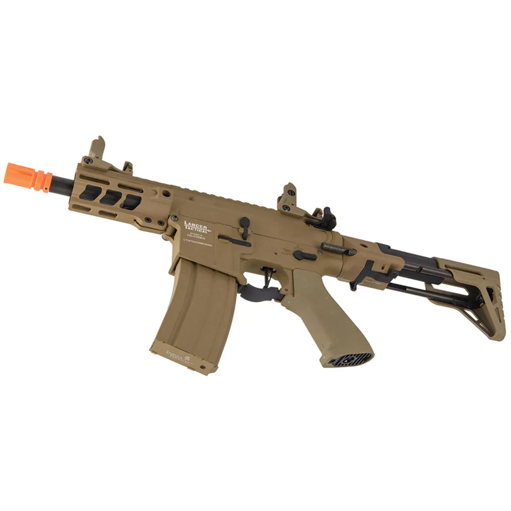 Lancer Tactical ProLine BATTLE HAWK 4" M-LOK Airsoft Rifle w/ PDW Stock