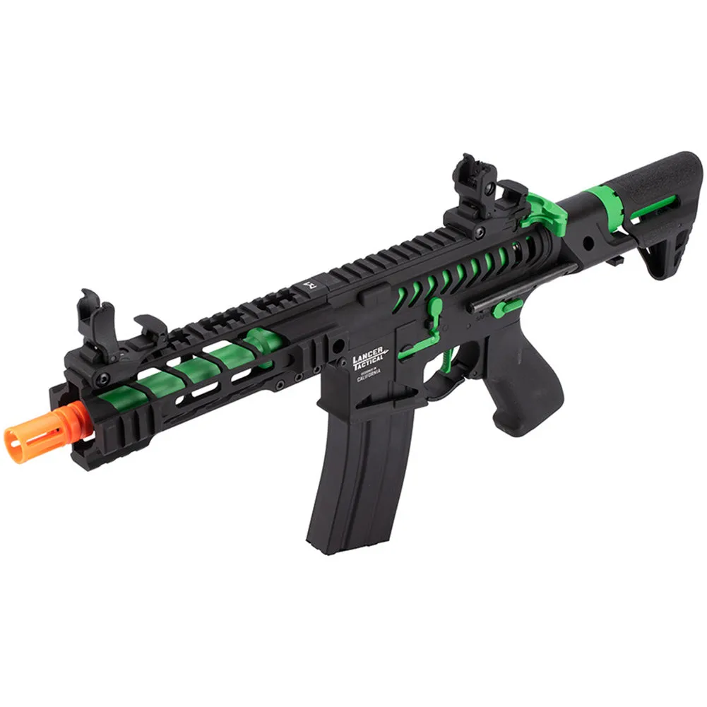 Lancer Tactical ProLine BATTLE HAWK 7" M-LOK Airsoft Rifle w/ PDW Stock