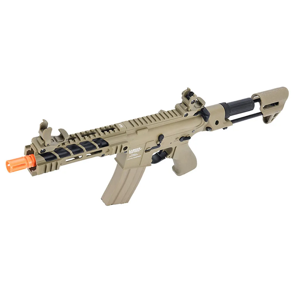 Lancer Tactical ProLine BATTLE HAWK 7" M-LOK Airsoft Rifle w/ PDW Stock