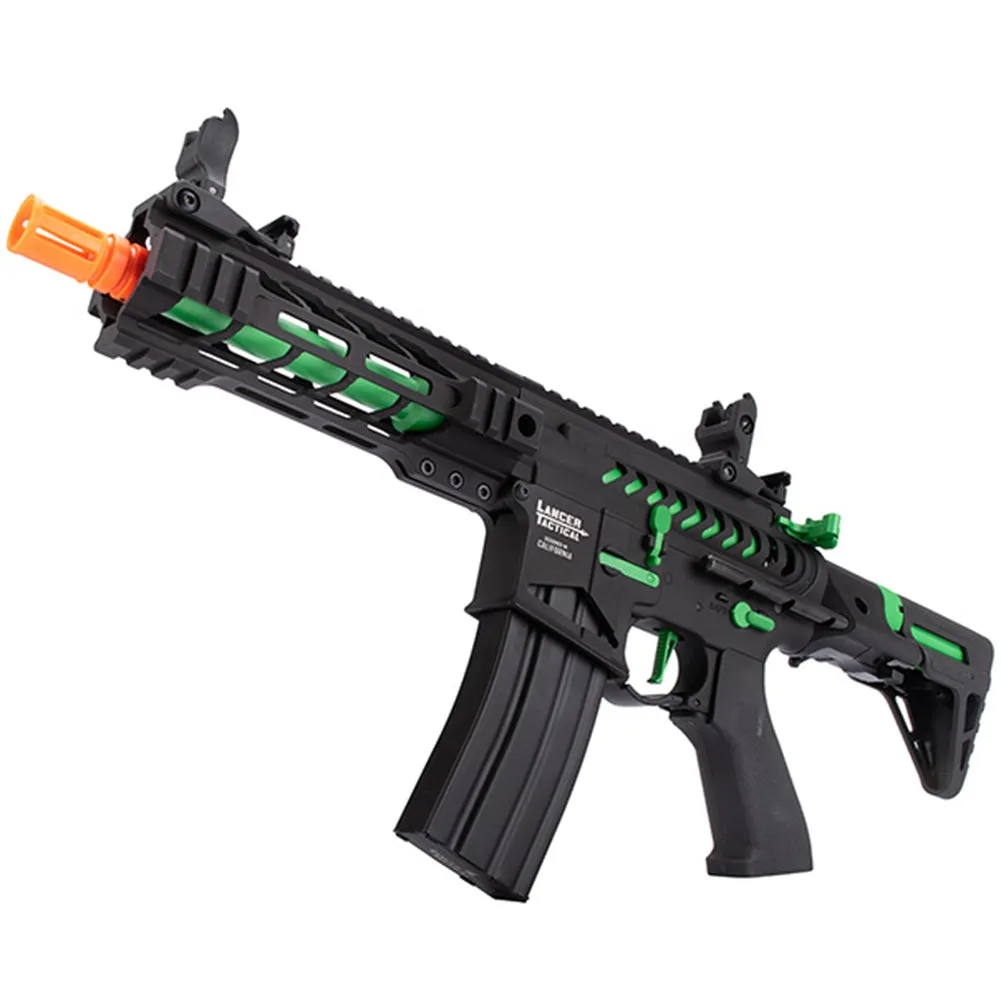 Lancer Tactical ProLine BATTLE HAWK 7" M-LOK Airsoft Rifle w/ PDW Stock