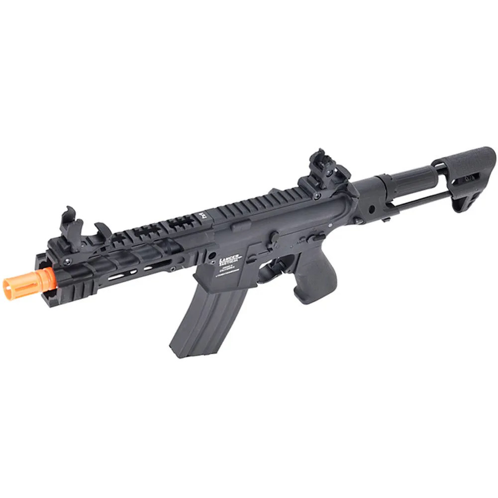 Lancer Tactical ProLine BATTLE HAWK 7" M-LOK Airsoft Rifle w/ PDW Stock