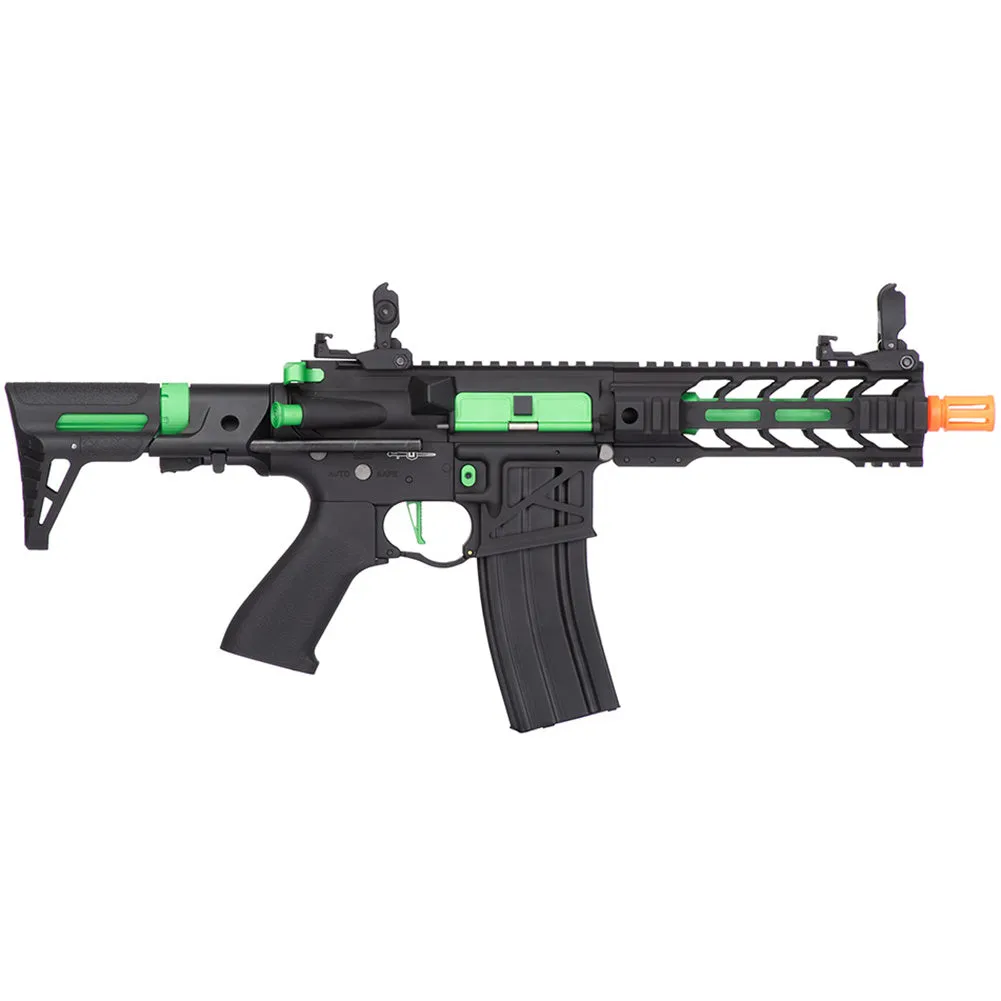 Lancer Tactical ProLine BATTLE HAWK 7" M-LOK Airsoft Rifle w/ PDW Stock