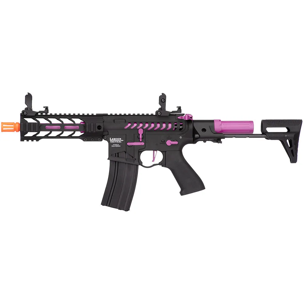 Lancer Tactical ProLine BATTLE HAWK 7" M-LOK Airsoft Rifle w/ PDW Stock