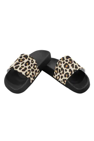 leopard print slippers Women's Slide Sandals