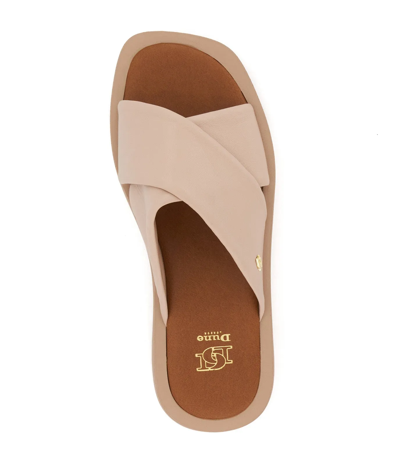 Licorice Slide Sandals Sand Nude