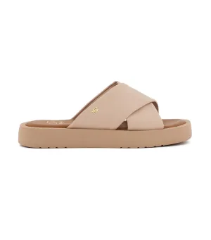 Licorice Slide Sandals Sand Nude