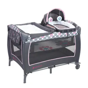 Lil' Snooze™ Deluxe II Nursery Center® Playard - Daisy Dots (Amazon Canada)