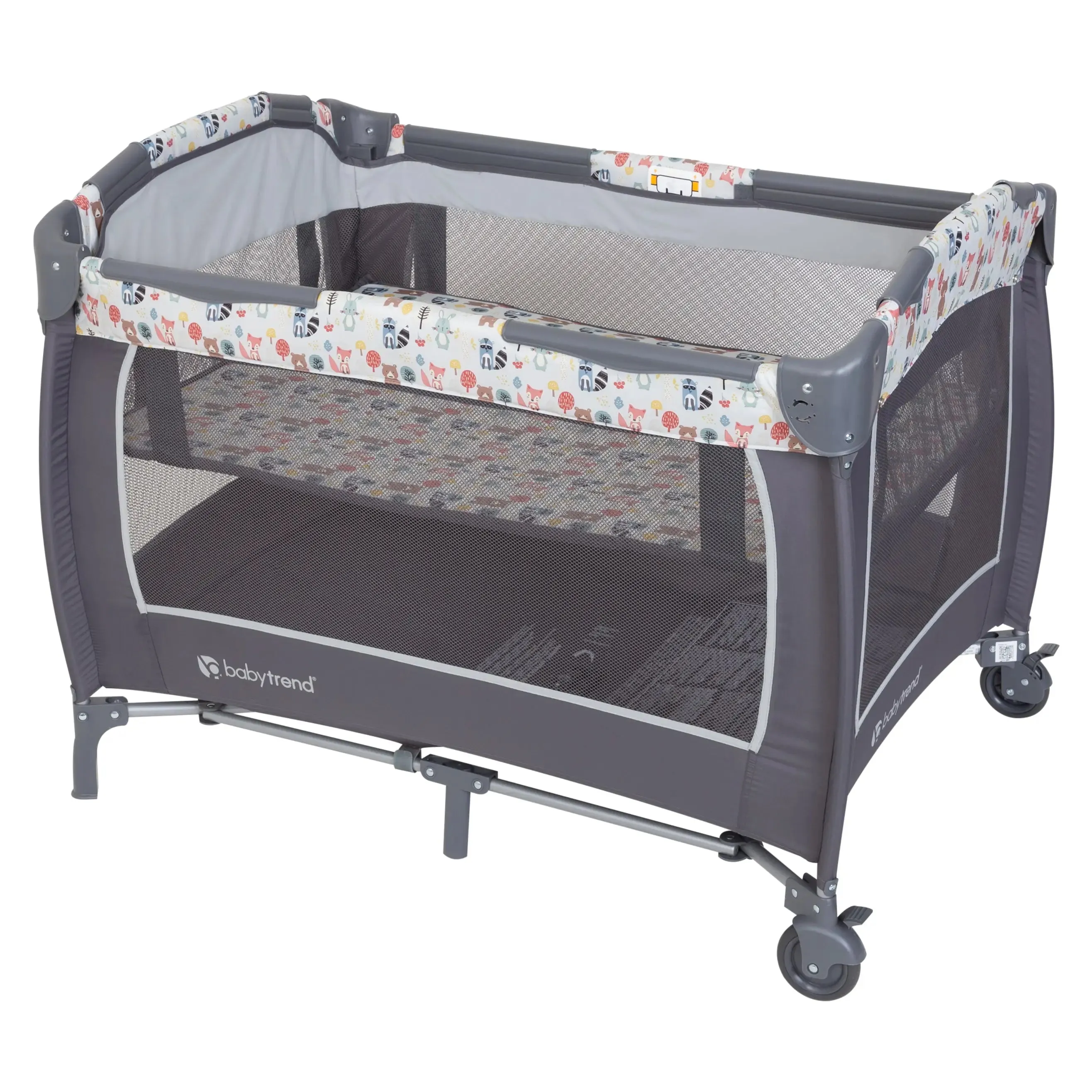 Lil’ Snooze™ Deluxe II Nursery Center® Playard - Forest Party Grey (Walmart Exclusive)