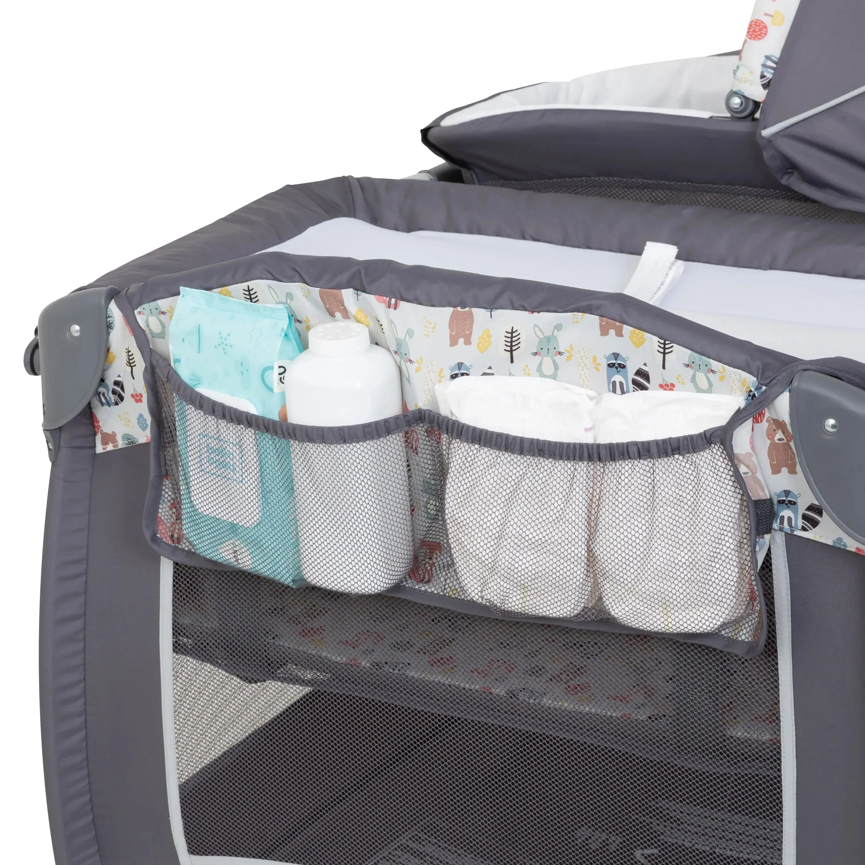 Lil’ Snooze™ Deluxe II Nursery Center® Playard - Forest Party Grey (Walmart Exclusive)