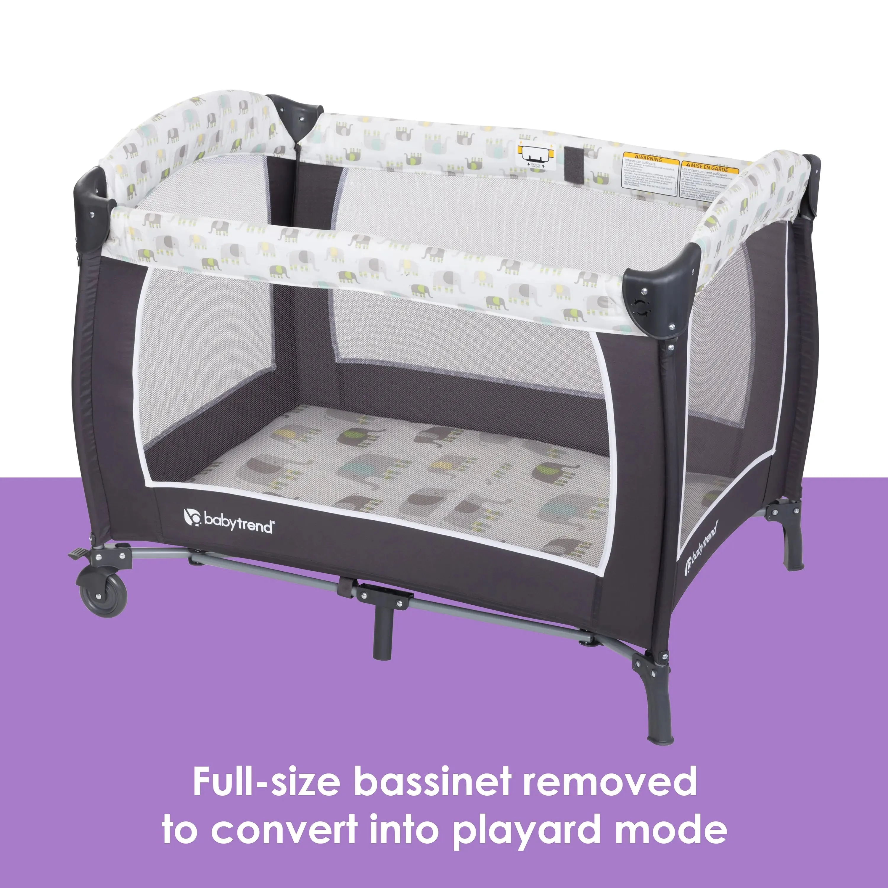 Lil' Snooze™ Deluxe II Nursery Center® Playard - Sockorama (Target Exclusive)