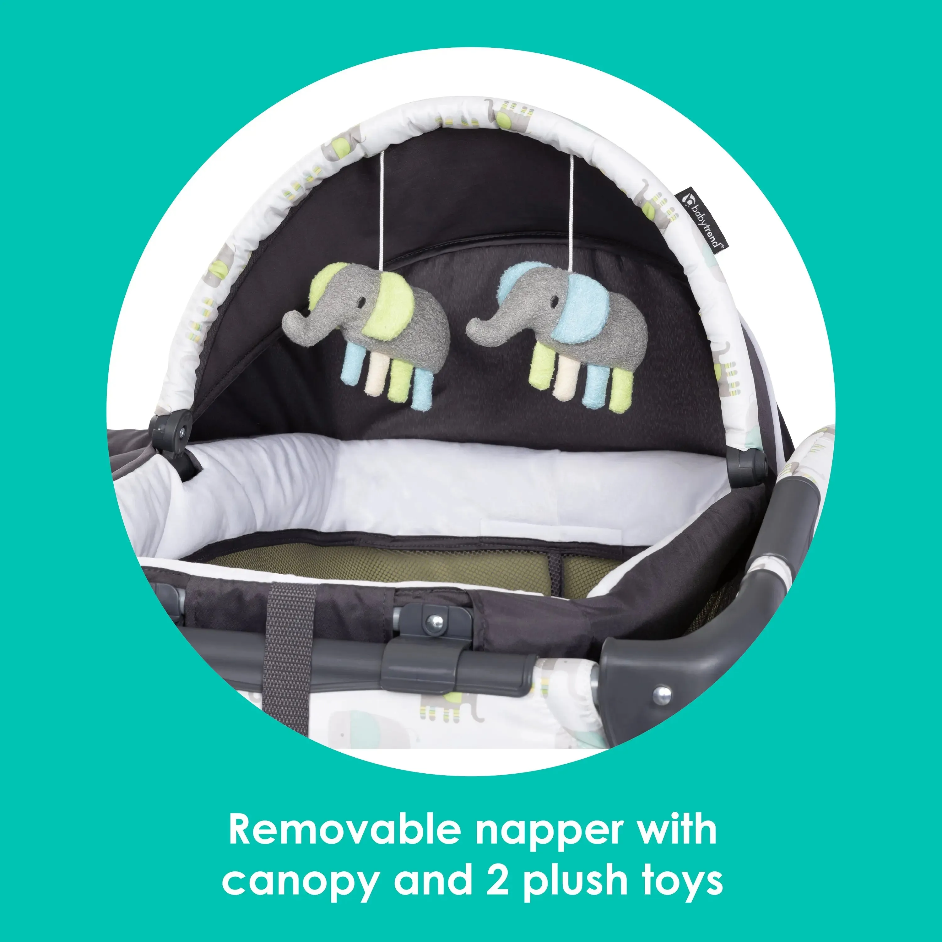 Lil' Snooze™ Deluxe II Nursery Center® Playard - Sockorama (Target Exclusive)