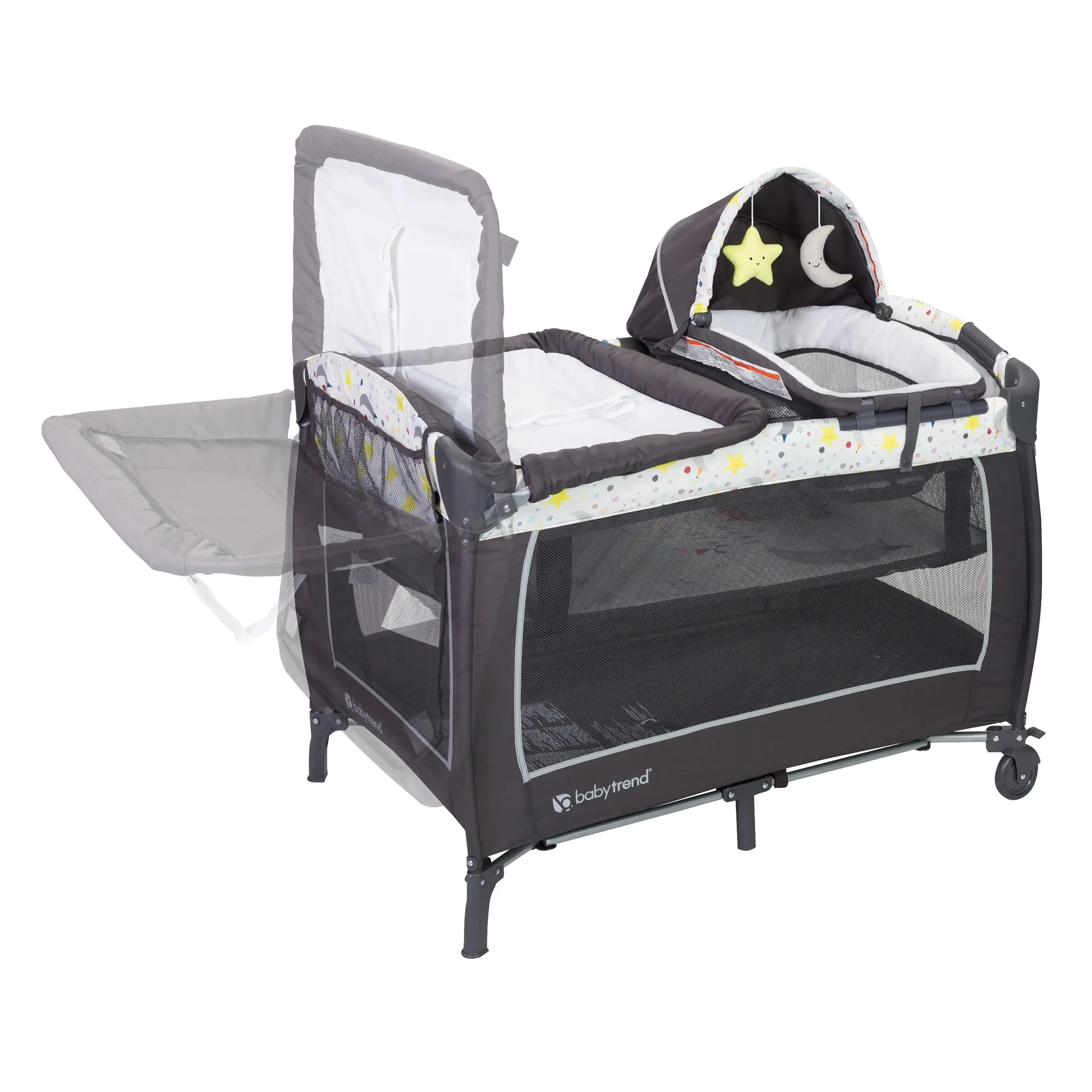 Lil' Snooze™ Deluxe II Nursery Center® Playard - Twinkle Twinkle Little Moon (Amazon Canada)