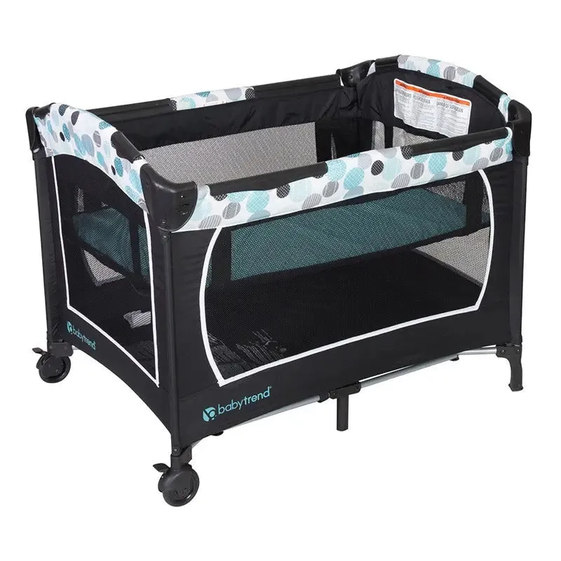 Lil Snooze™ Deluxe Nursery Center® Playard - Circle Pop (Burlington Exclusive)