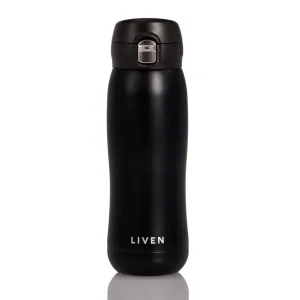 Liven Glow™ Ceramic-Coated Insulated Stainless Steel Water Bottle 17 oz