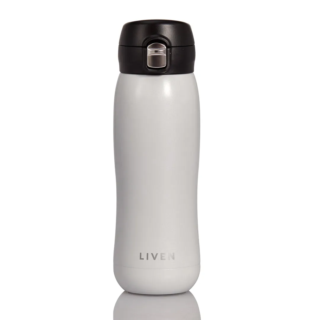 Liven Glow™ Ceramic-Coated Insulated Stainless Steel Water Bottle 17 oz