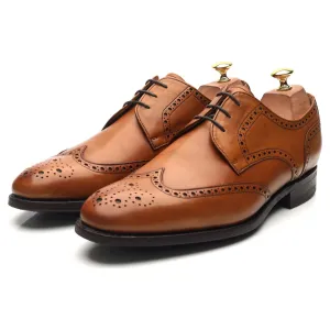 'Longworth ' Tan Brown Leather Derby Brogues UK 10 G