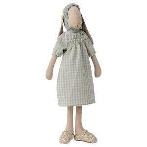 Maileg Bunny Size 3 in Cotton Dress and Bonnet