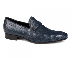 Mauri - 4753/1 Wonder Blue Ostrich Loafer