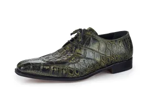 Mauri - "1022" Hand Painted Alligator/Hornback Dress Shoe