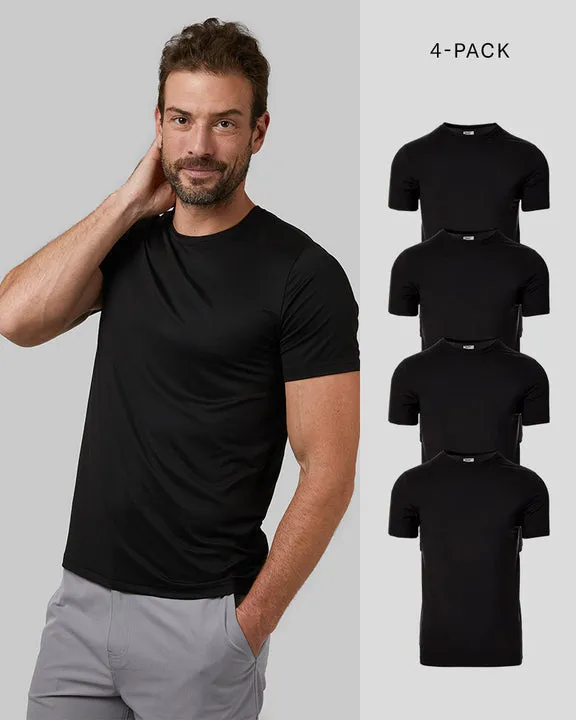 MEN'S 4-PACK COOL CLASSIC CREW T-SHIRT