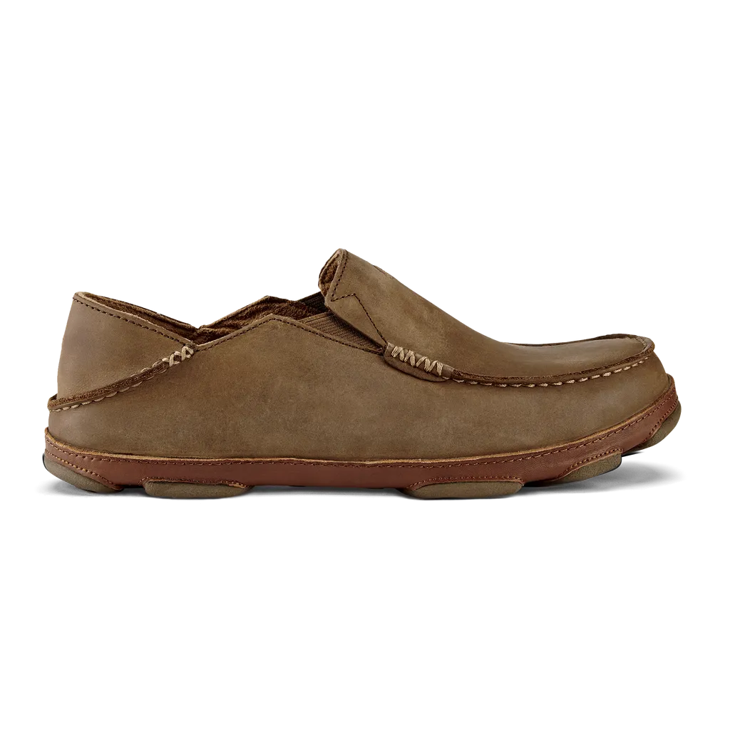 Men's Moloā Leather Slip on Shoes - Ray/Toffee