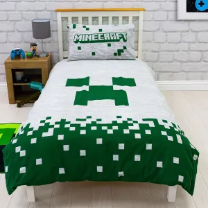 Minecraft Single Duvet Set