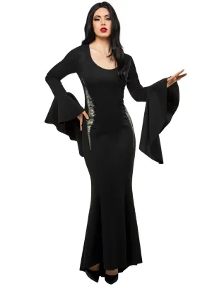 Morticia Addams Womens Licensed Halloween Costume