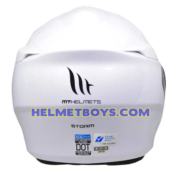 MT STORM Flip Up Motorcycle Helmet SOLID COLORS