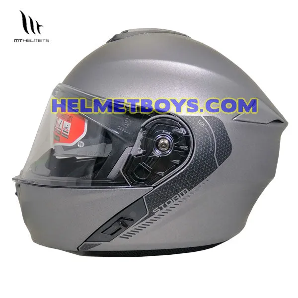 MT STORM Flip Up Motorcycle Helmet SOLID COLORS