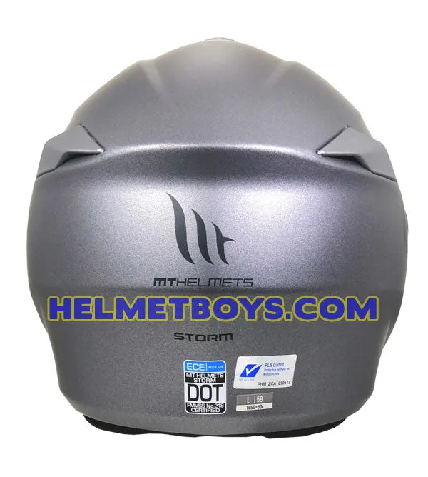 MT STORM Flip Up Motorcycle Helmet SOLID COLORS