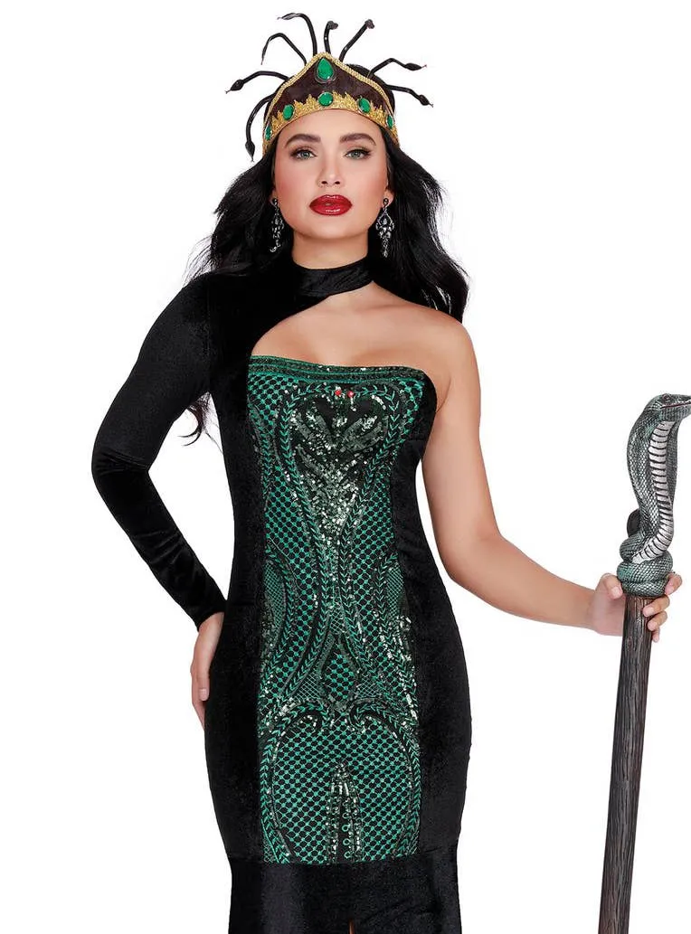 Mythical Medusa Womens Deluxe Dress Up Costume