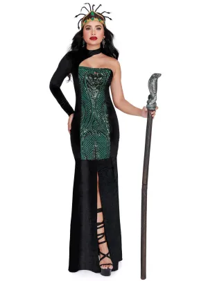 Mythical Medusa Womens Deluxe Dress Up Costume