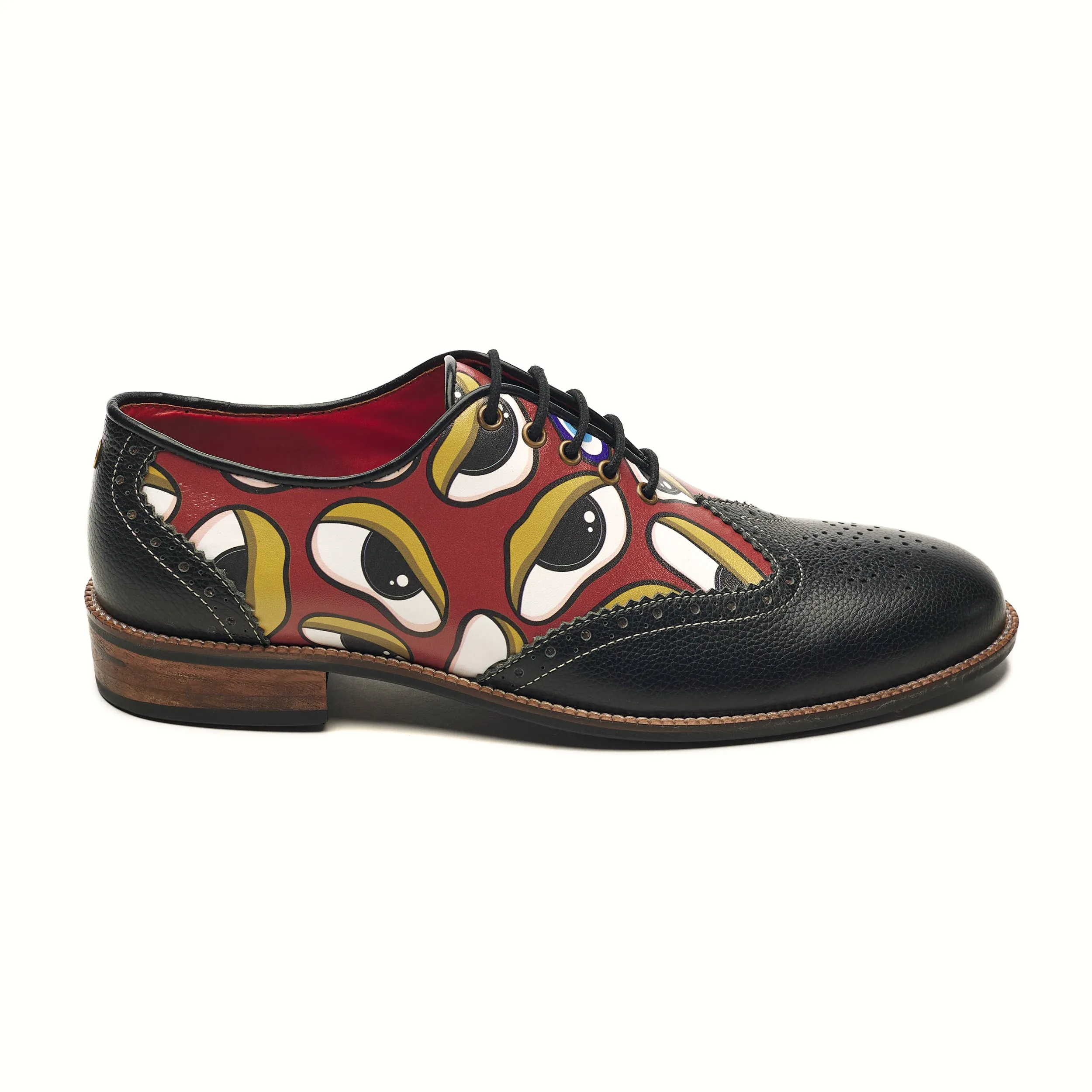 ‘Nazar’ Brogues Men – Crimson