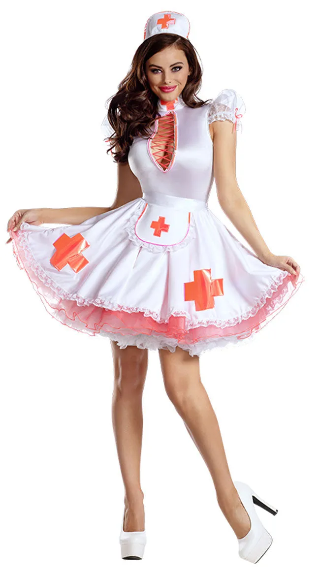 Neon Dream Nurse Costume