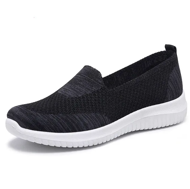 Nubia Women's Slip-On Black Shoes