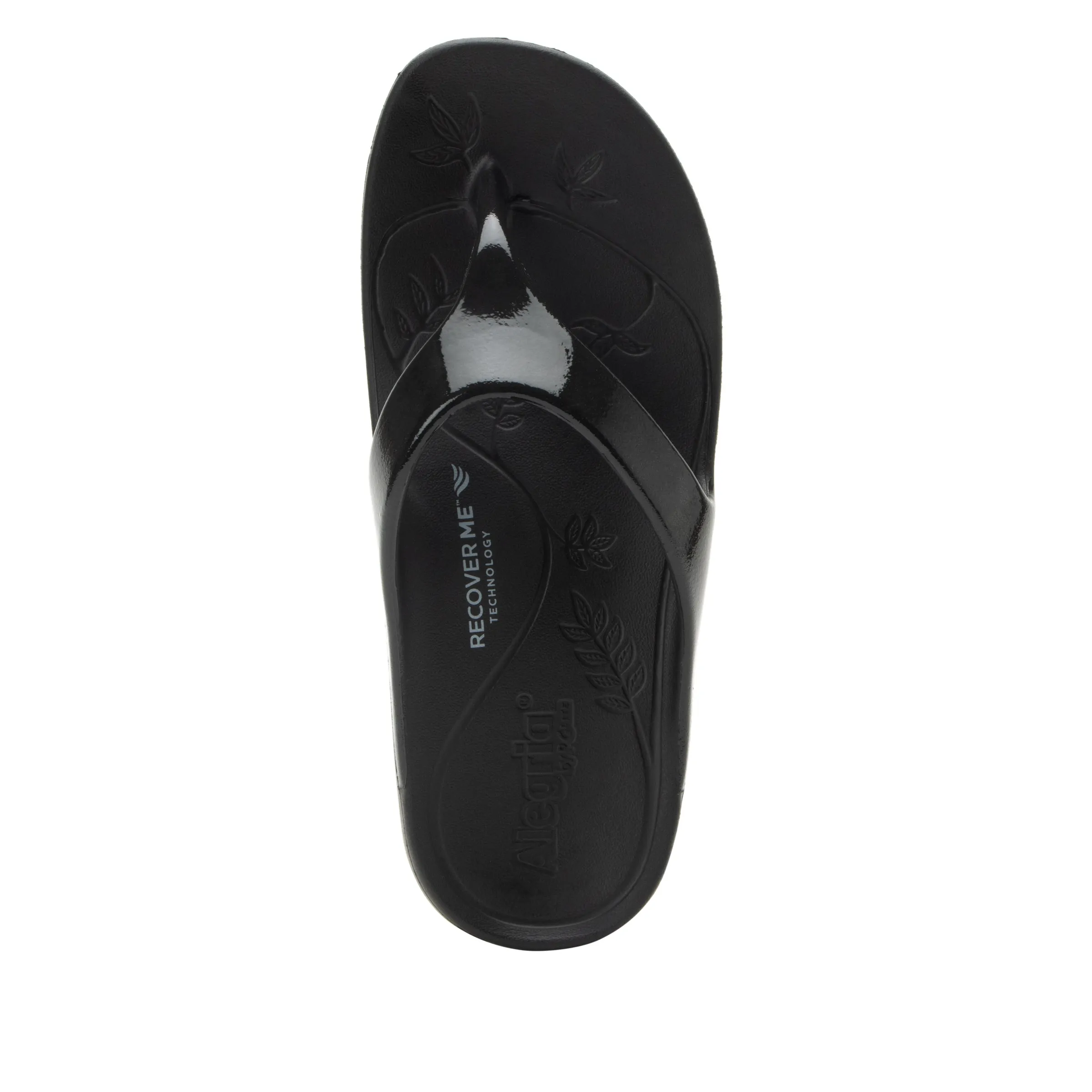 Ode Black Gloss Sandal