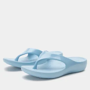 Ode Dusty Blue Gloss Sandal