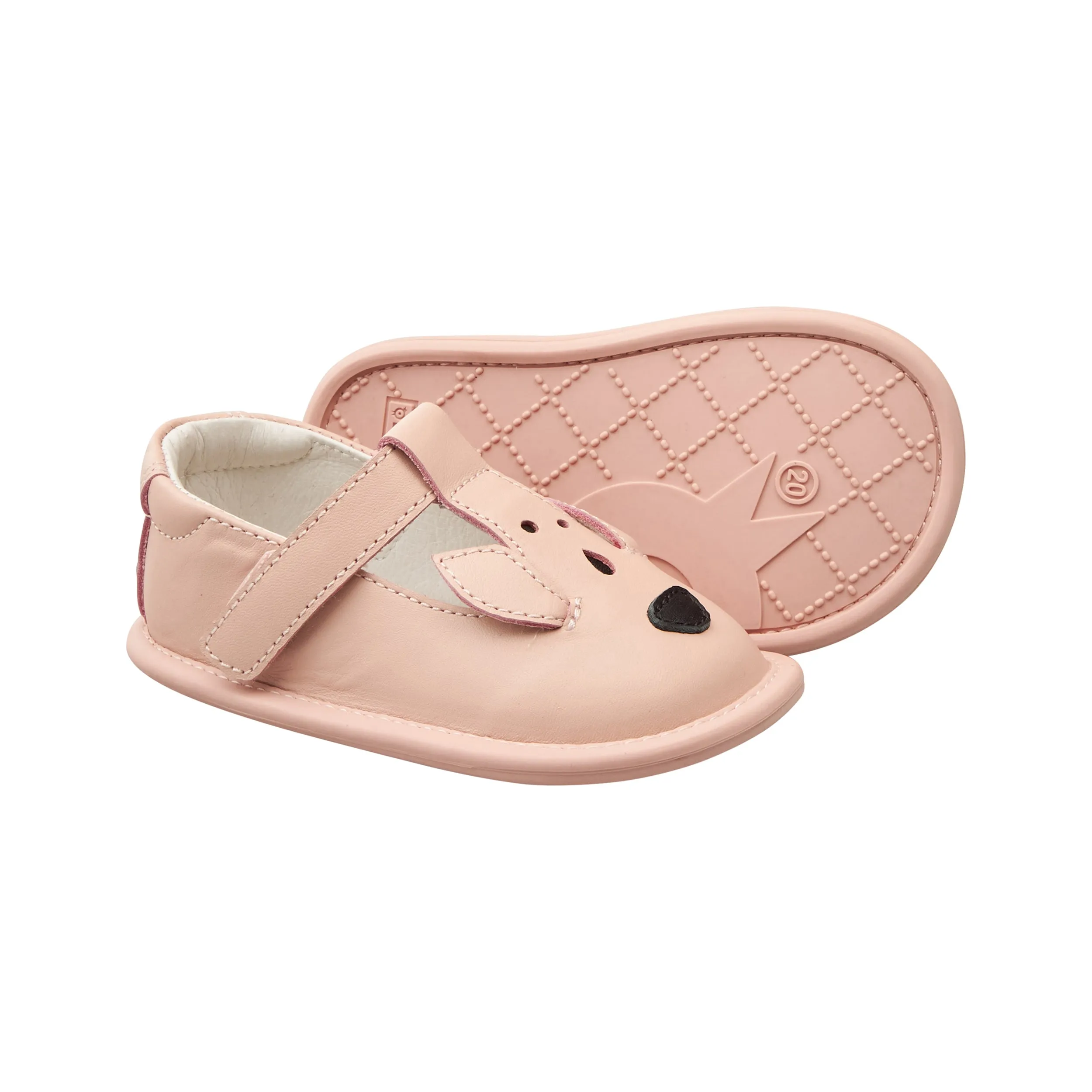 Old Soles Girl's 3011 Bambini Deer Shoes - Powder Pink