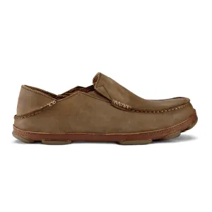 Olukai "Moloa" Leather Slip-on-Shoes