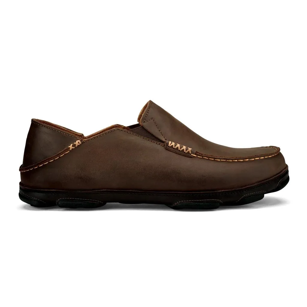 Olukai "Moloa" Leather Slip-on-Shoes