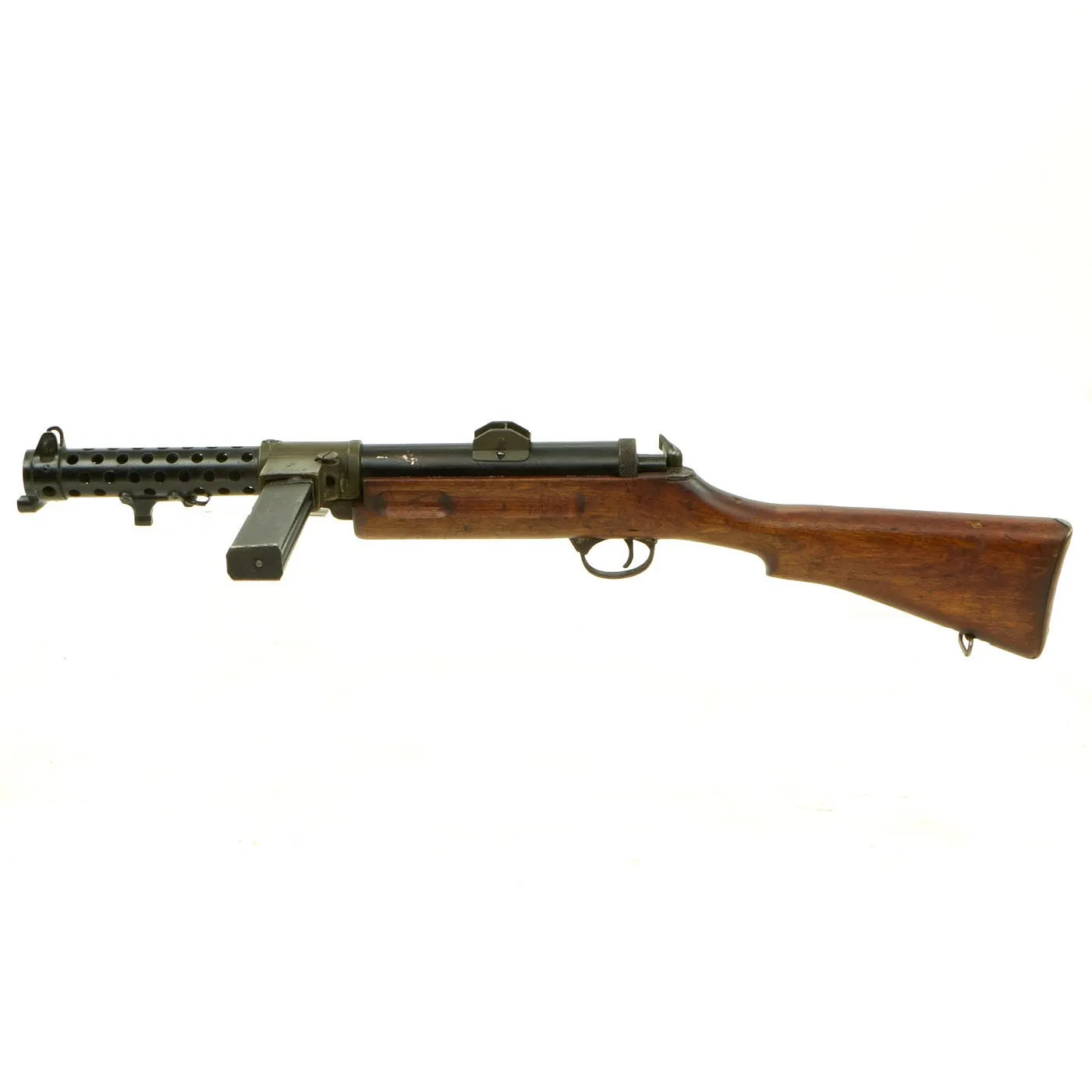 Original British WWII Lanchester MK.I* Display Submachine Gun SMG with Magazine