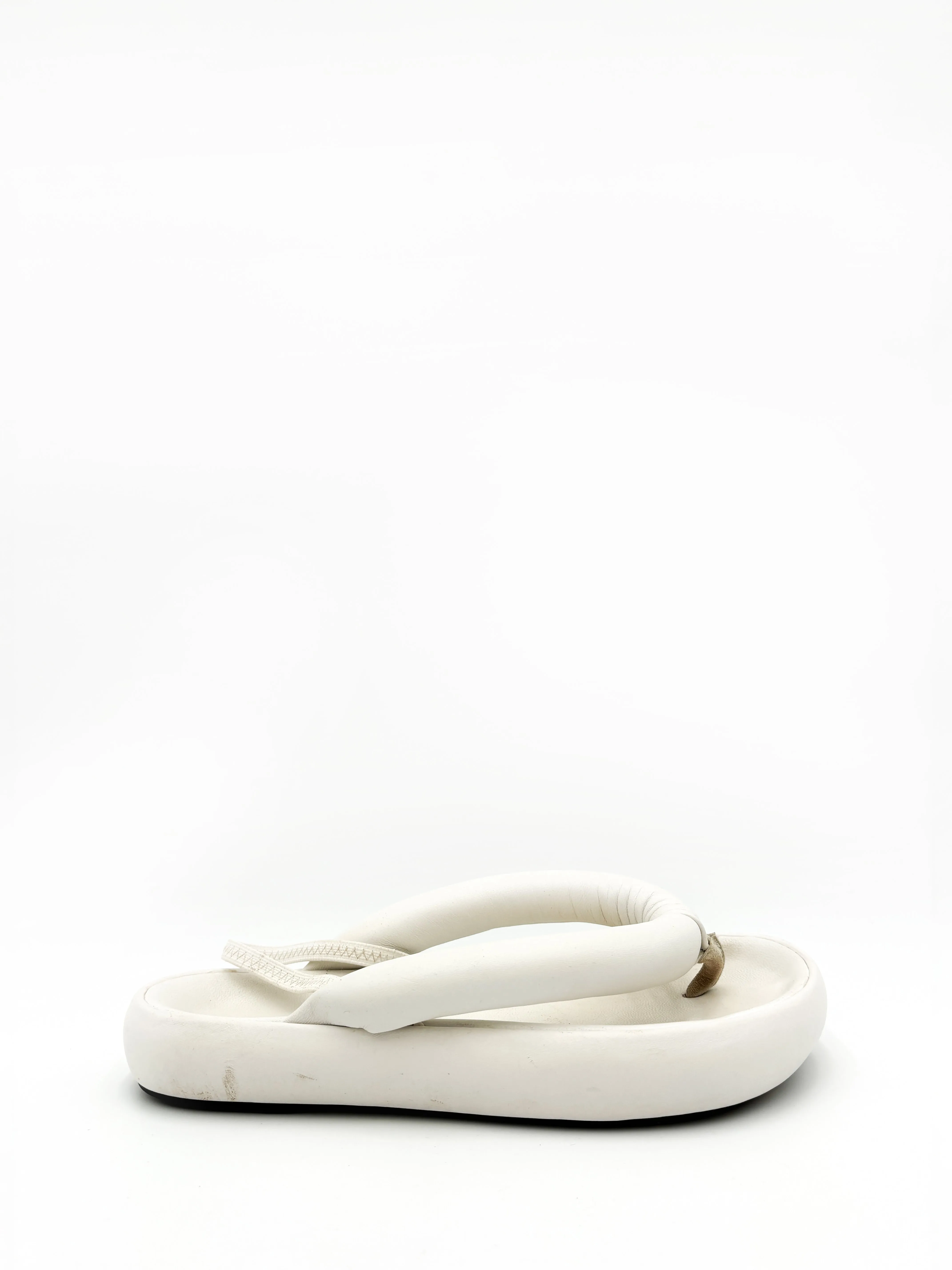 Orine Padded Leather Flatform Sandals