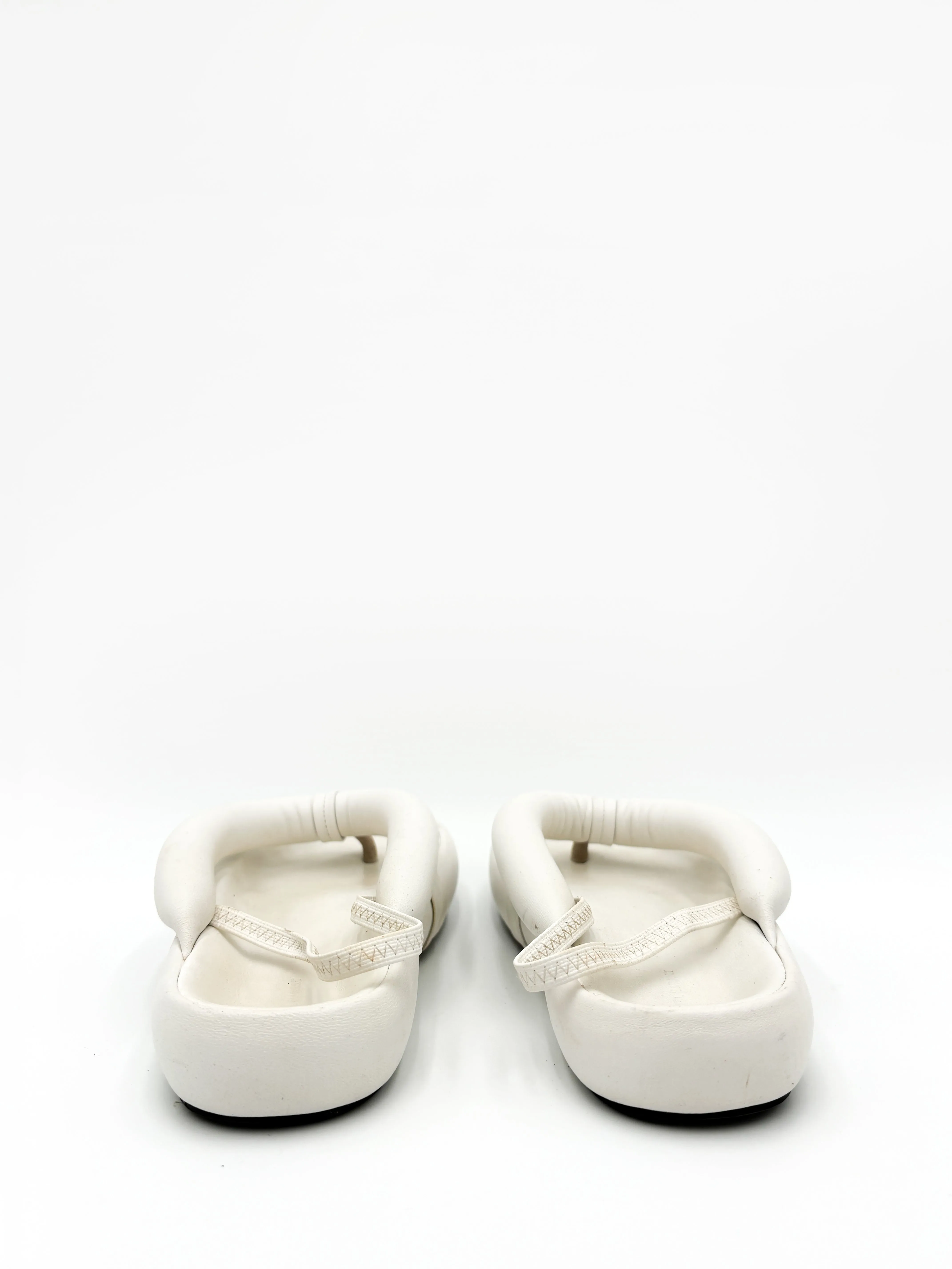 Orine Padded Leather Flatform Sandals