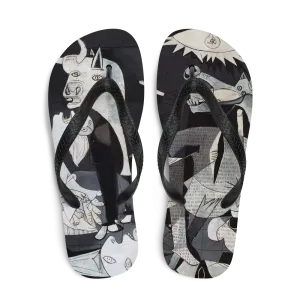 Pablo Picasso Guernica 1937 Artwork Flip-Flops