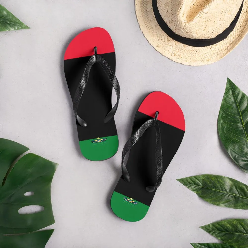 Pan African RBG Unisex Flip-Flops