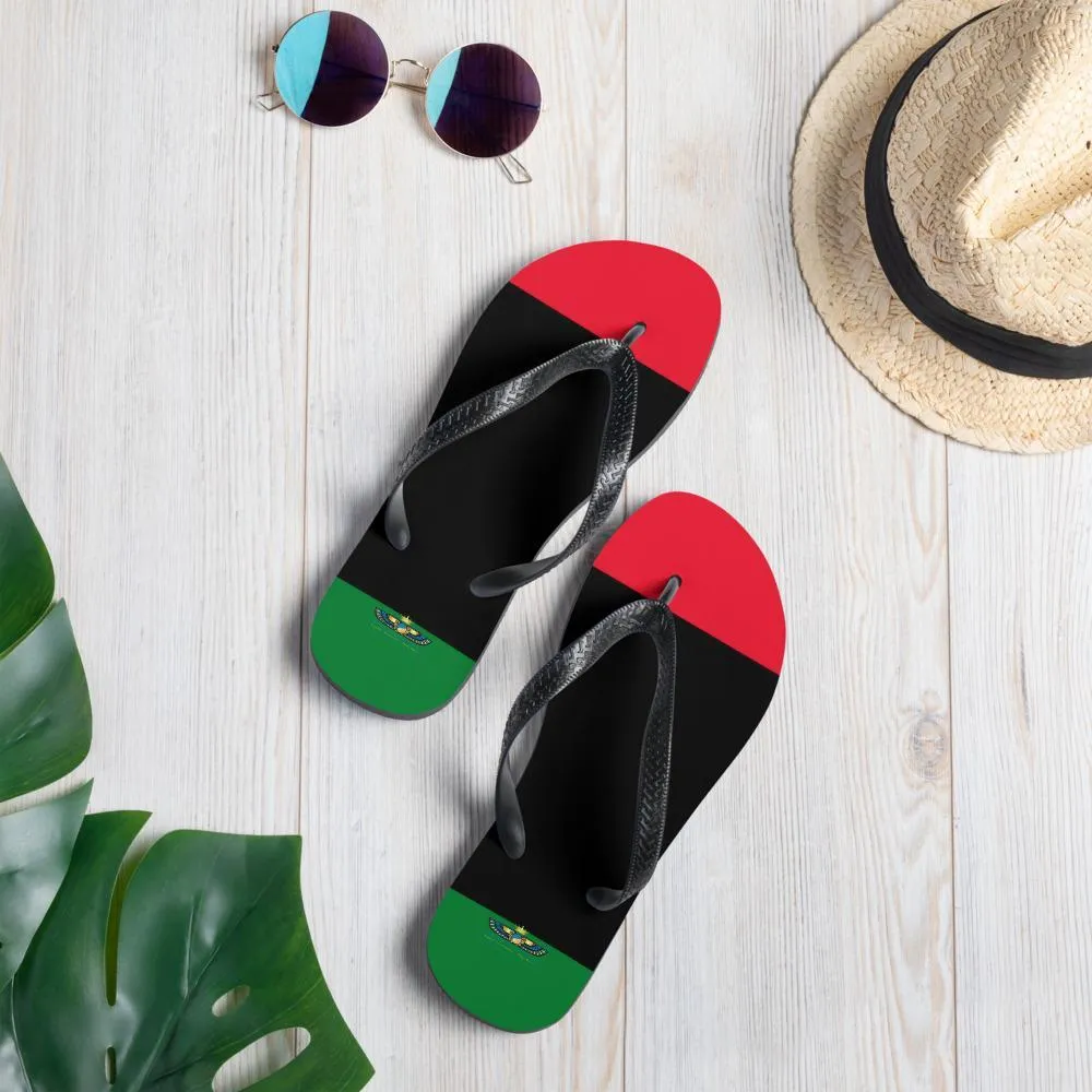 Pan African RBG Unisex Flip-Flops