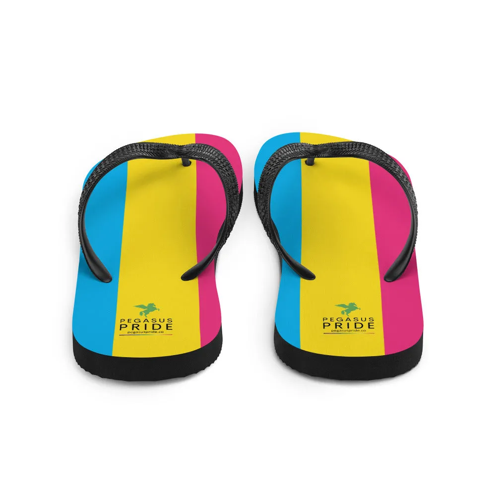 Pansexual Pan Pride Flag Flip-Flops Sandals